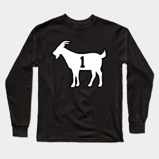 San Antonio GOAT - number 1 - White Long Sleeve T-Shirt